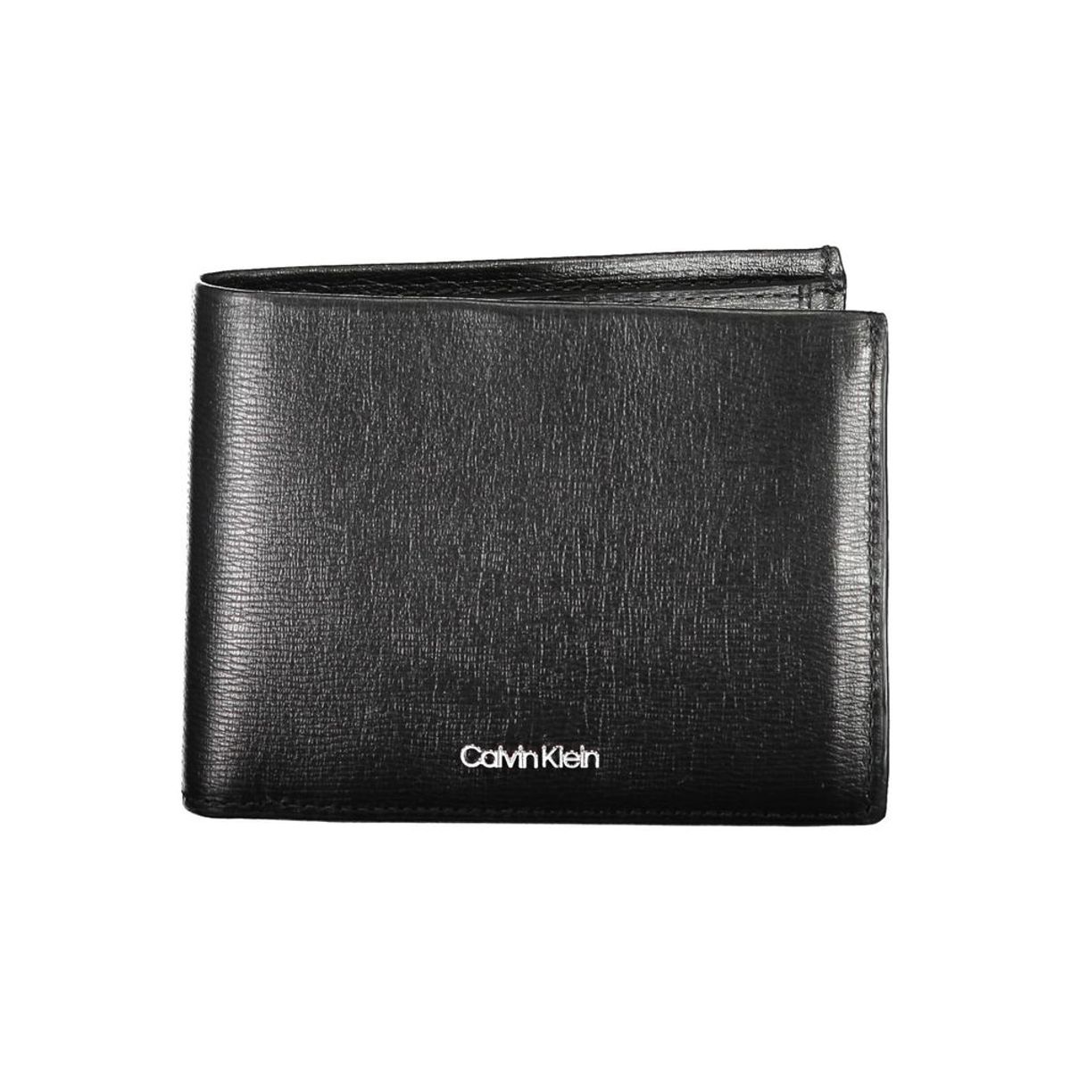 Calvin Klein Sleek Black Leather Wallet with RFID Protection