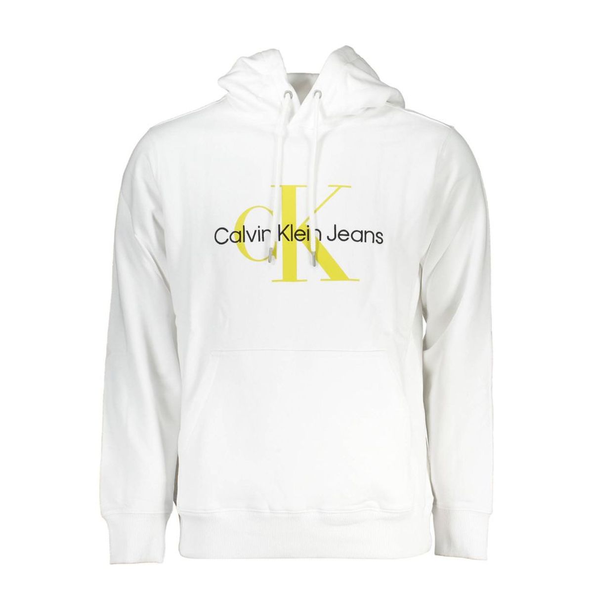 Calvin Klein White Cotton Men Sweater