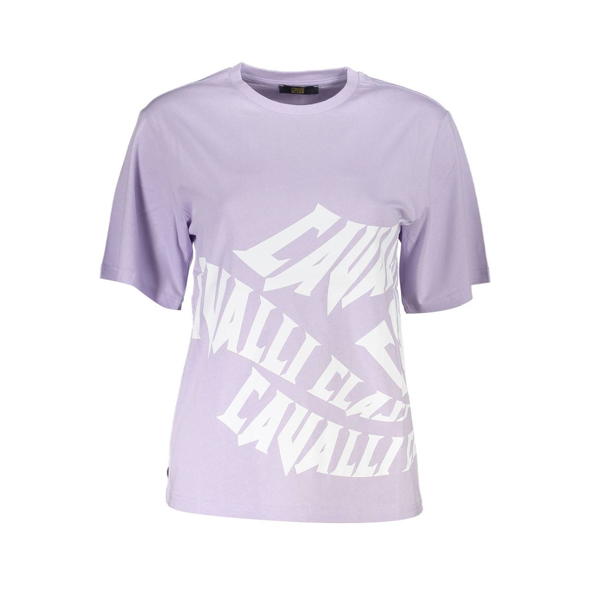 Cavalli Class Purple Cotton Women T-Shirt