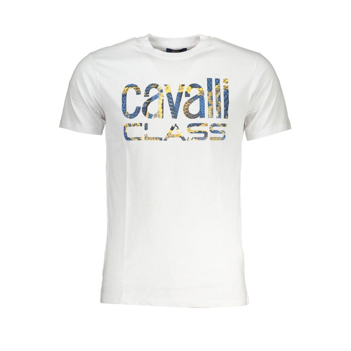 Cavalli Class White Cotton T-Shirt