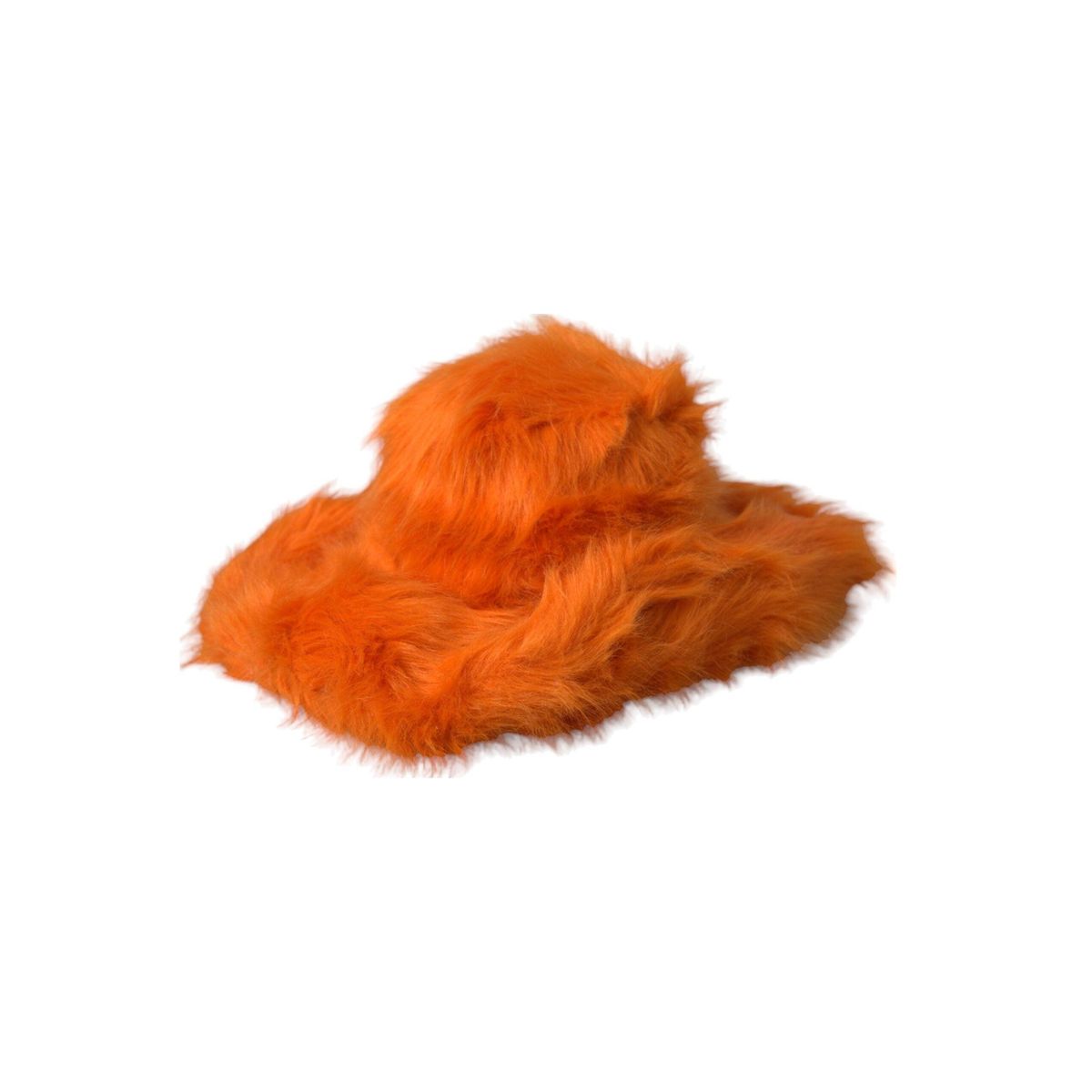 Dolce & Gabbana Orange Faux Fur Polyester Fedora Hat