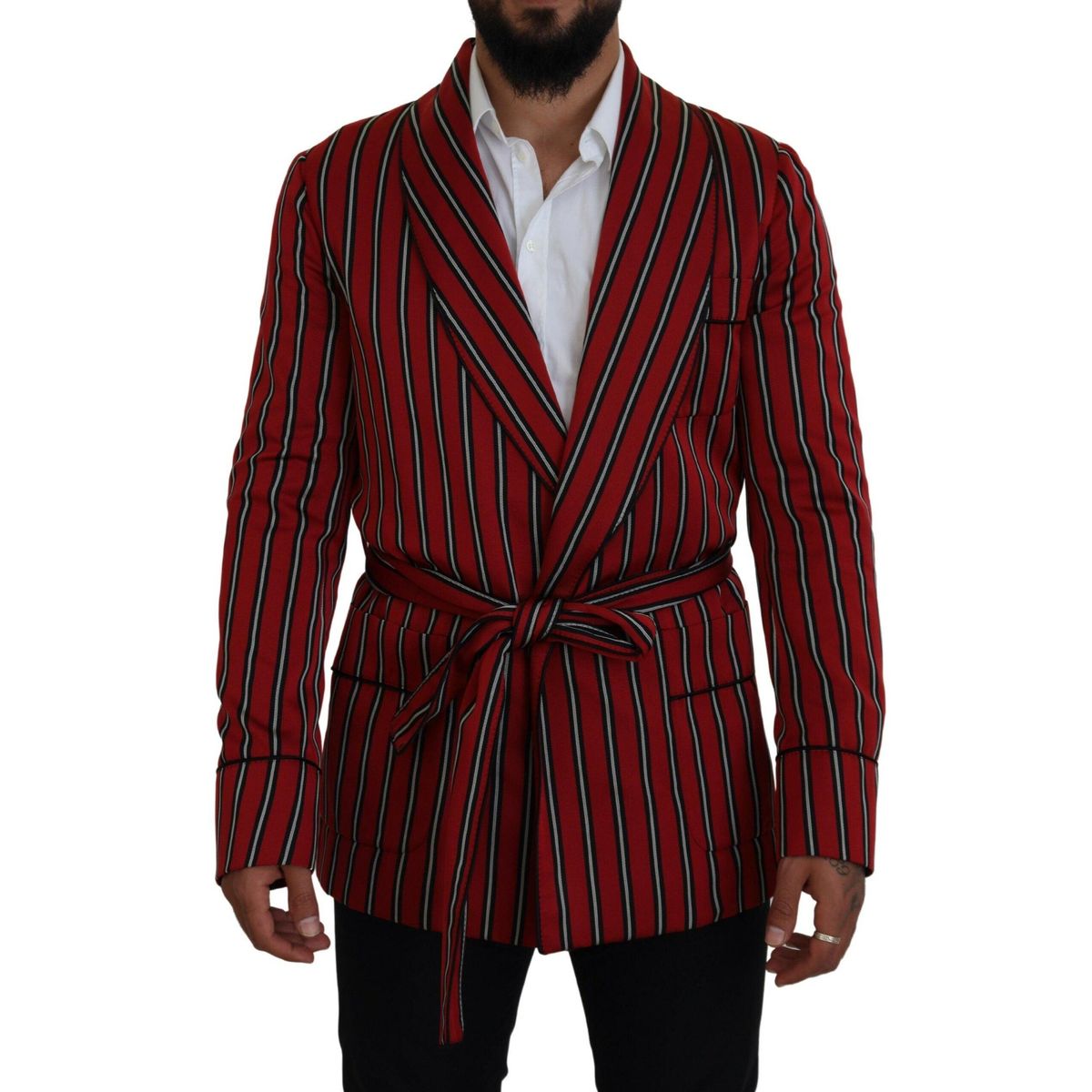 Dolce & Gabbana Rød Martini Robe Blazer