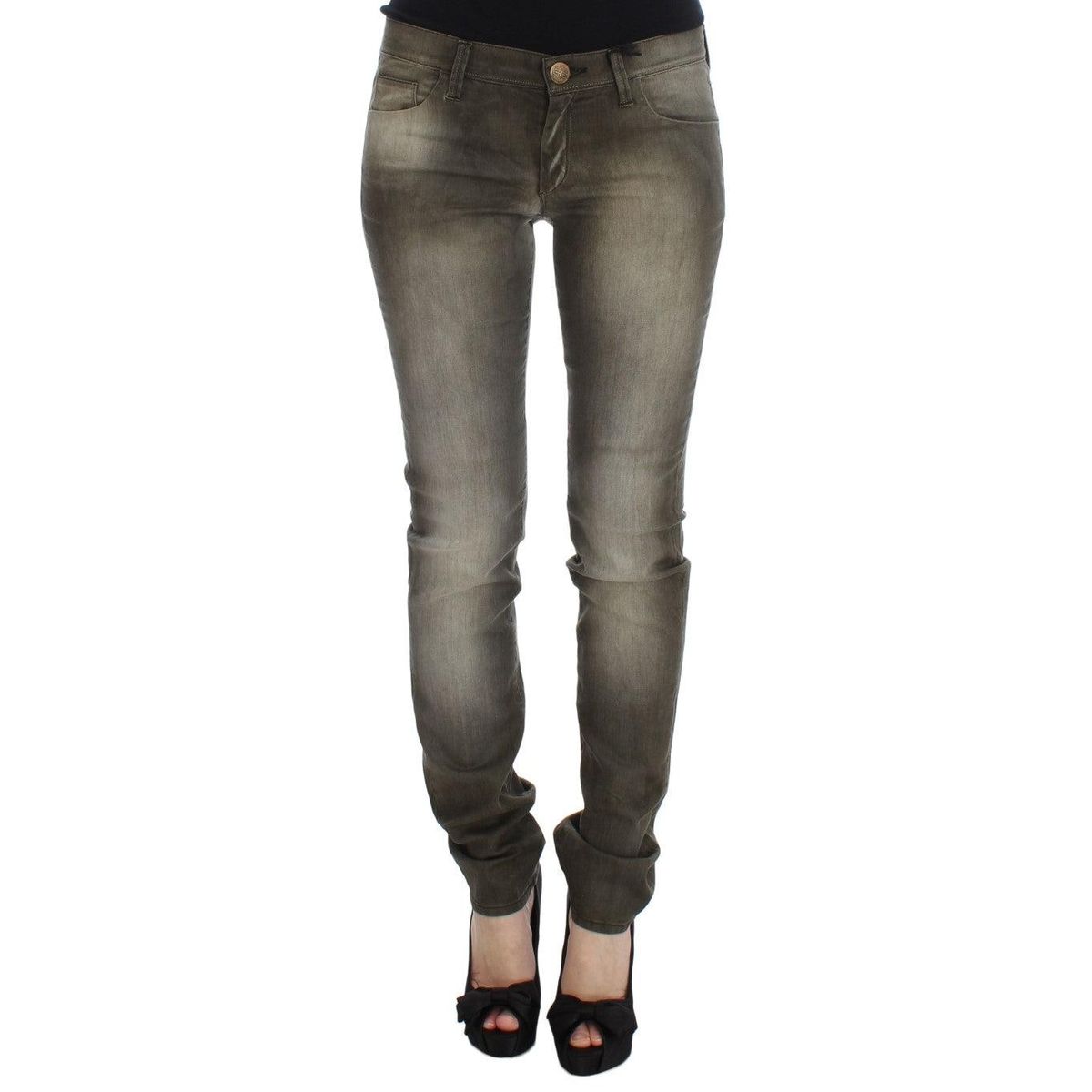 Ermanno Scervino Chic Gray Slim Fit Italian Denim