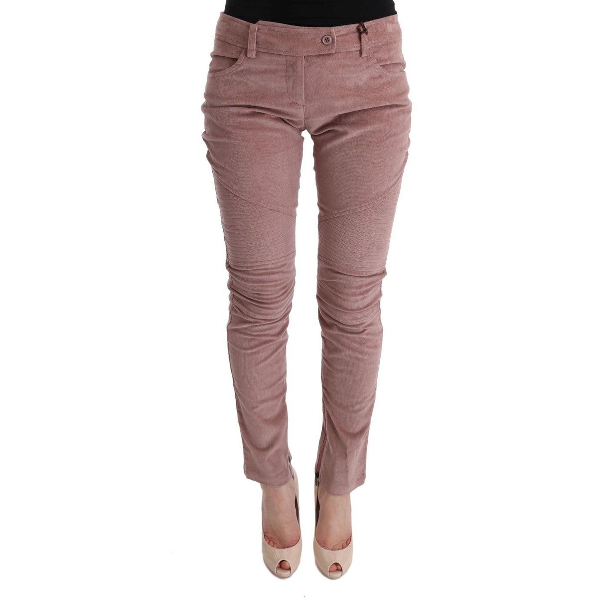 Ermanno Scervino Chic Pink Capri Cropped Trousers