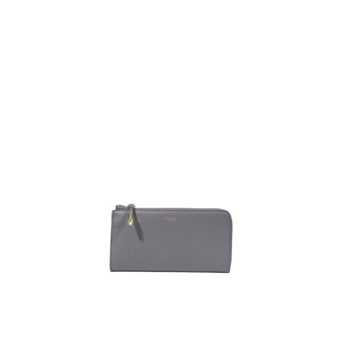 Furla Gray Leather Wallet