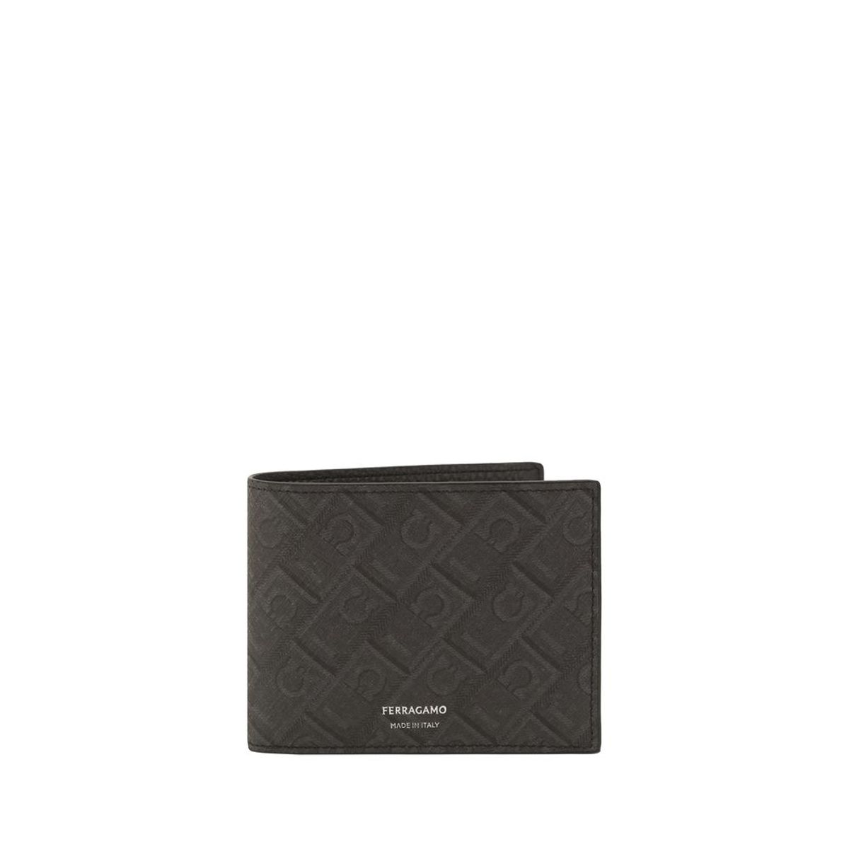 Ferragamo Gancini pattern leather Wallet