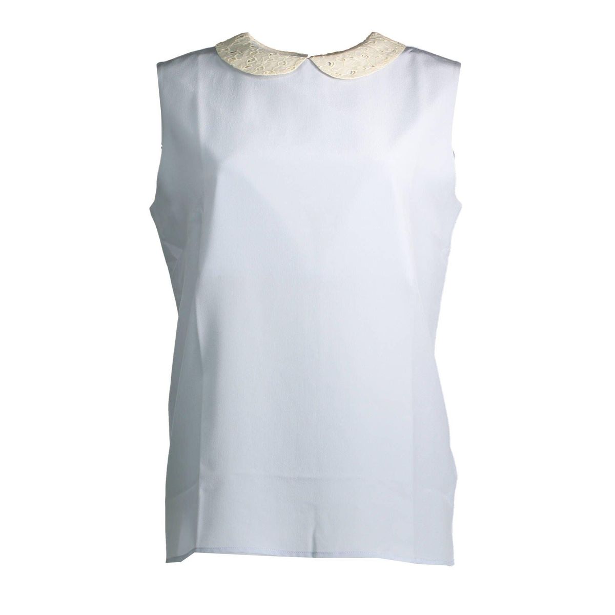 Gant Elegant Silk Tank with Removable Collar