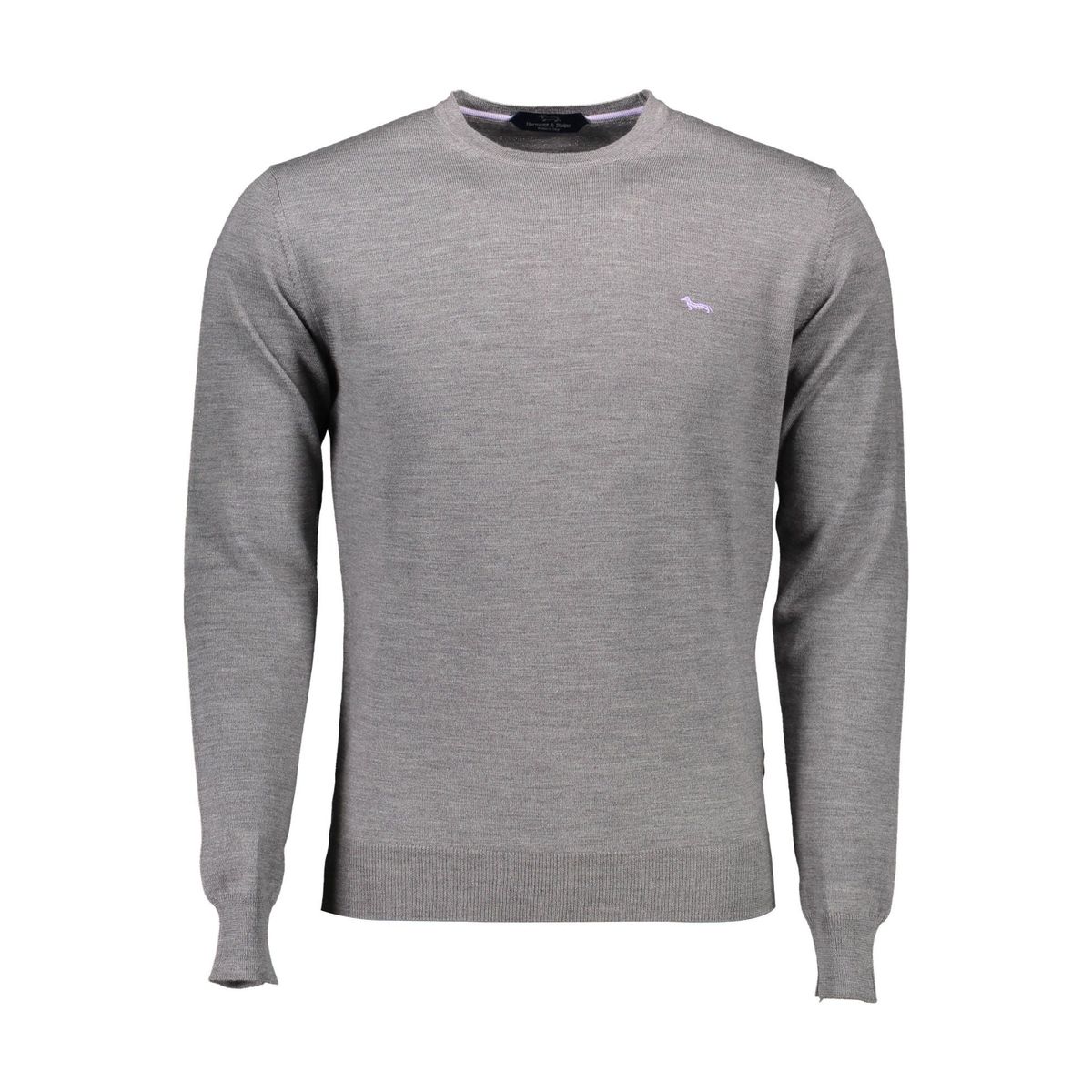 Harmont & Blaine Elegant Gray Wool Sweater for Herre