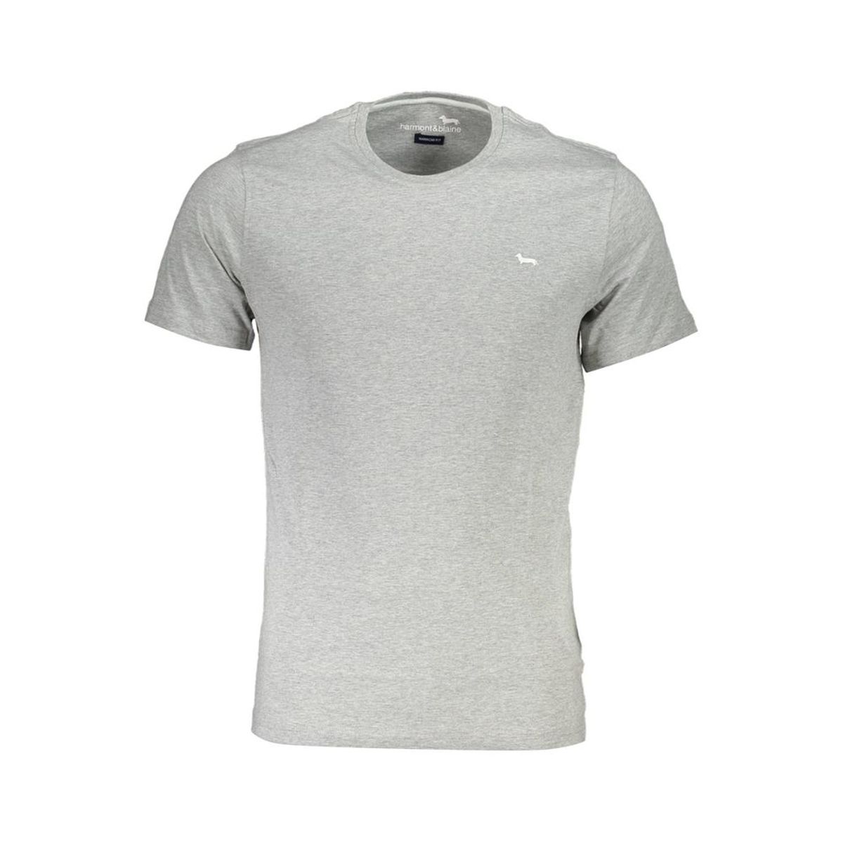 Harmont & Blaine Sleek Round Neck Embroidered Tee