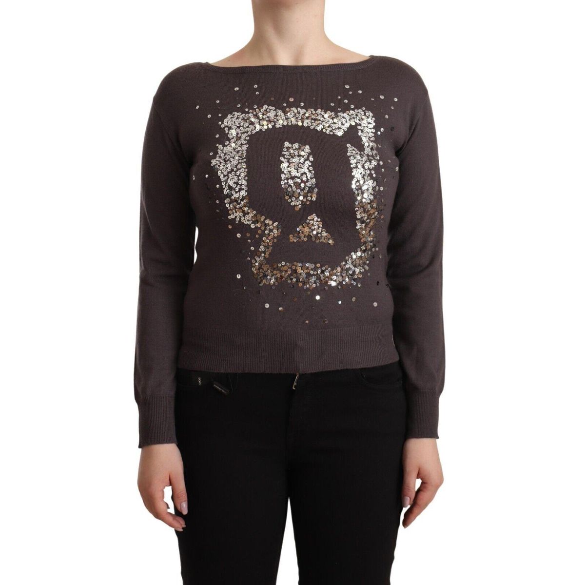 John Galliano Elegant Wool Long Sleeve Sweater