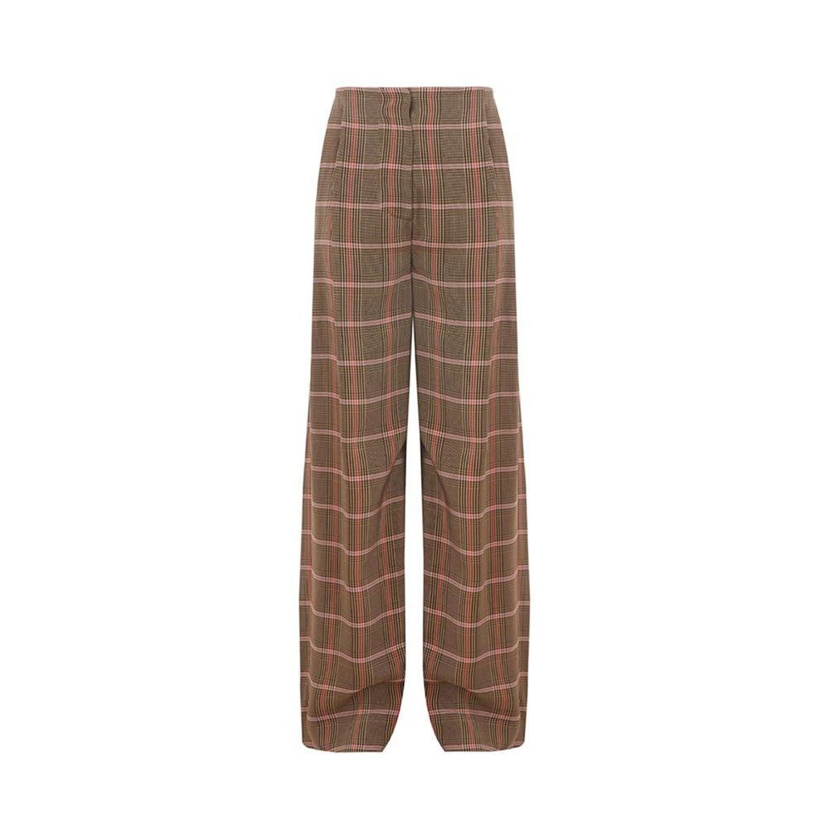 Lardini Elegant Brown Viscose Pants for Dame