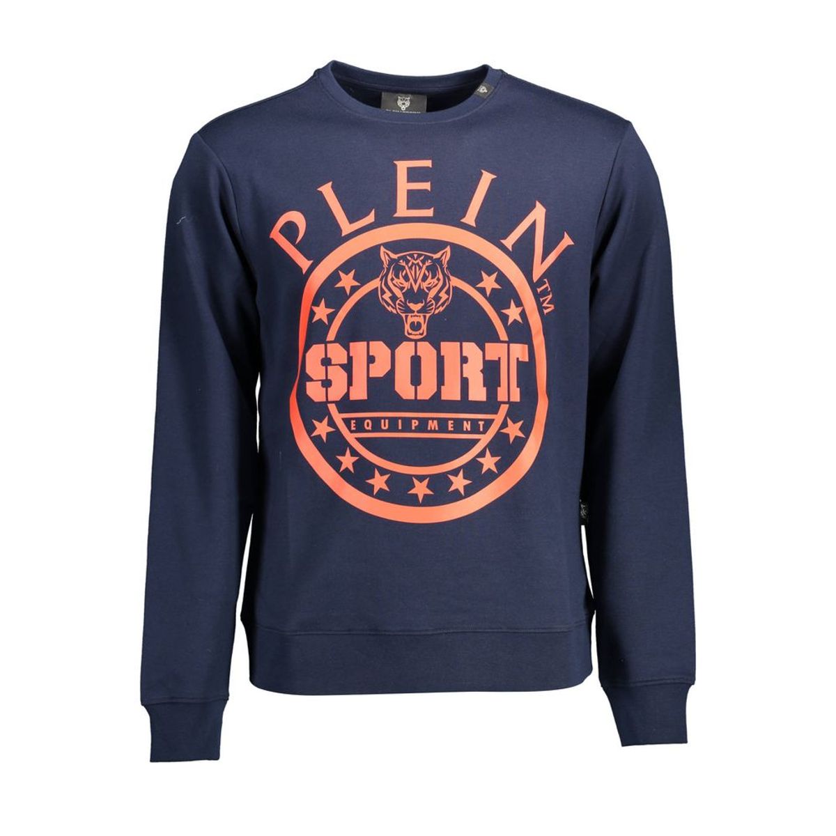 Plein Sport Blue Cotton Men Sweater