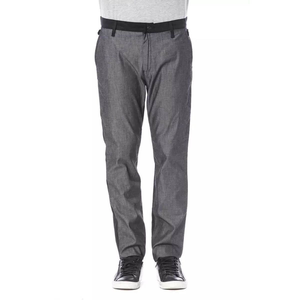 Verri Classic Black Cotton Pants