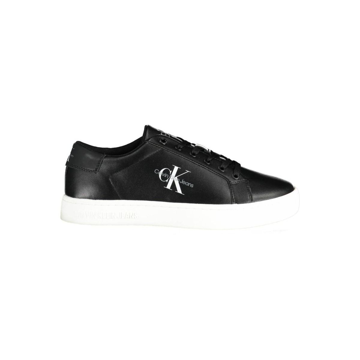 Calvin Klein Black Leather Men Sneaker