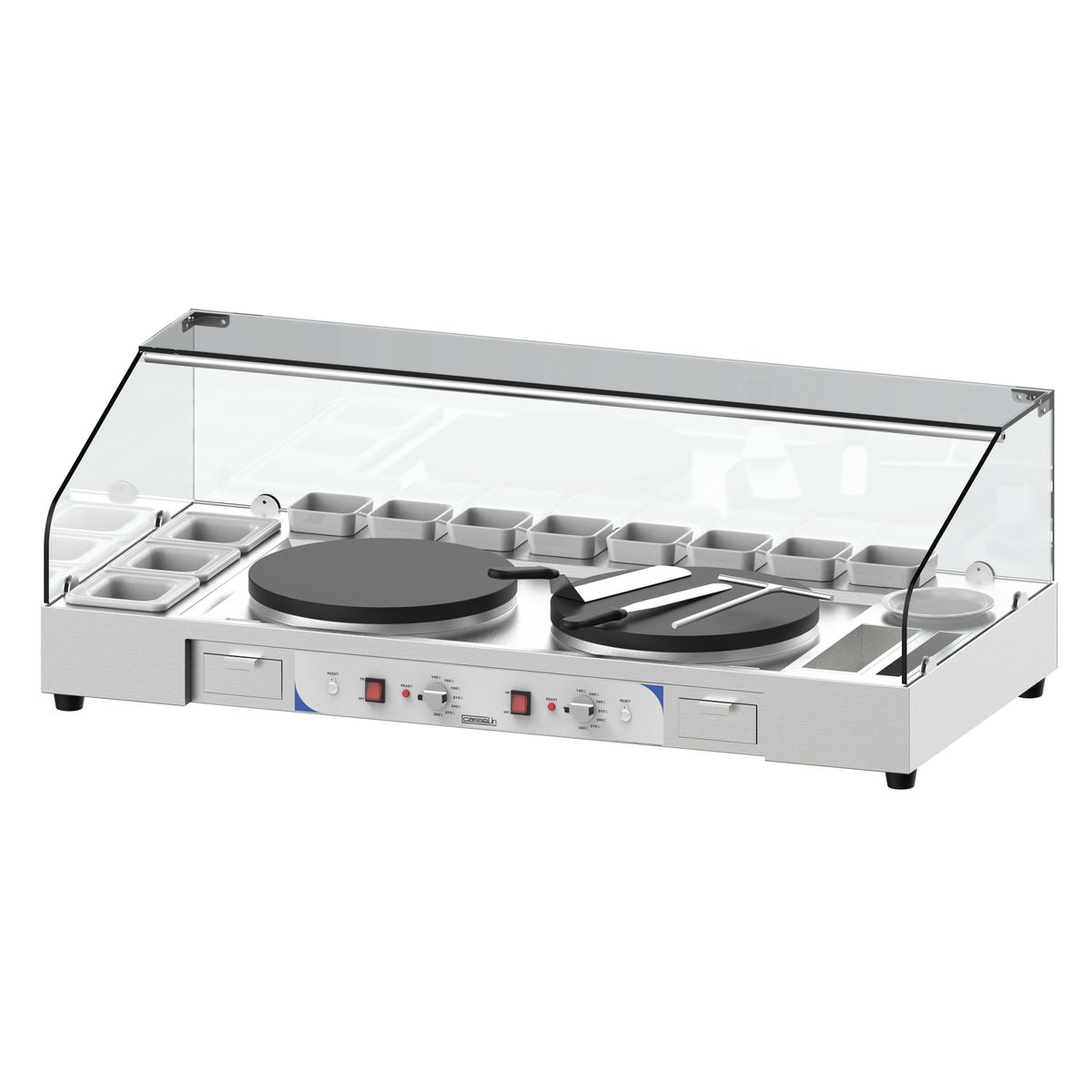 Dobbelt crepe maker serveringsstation