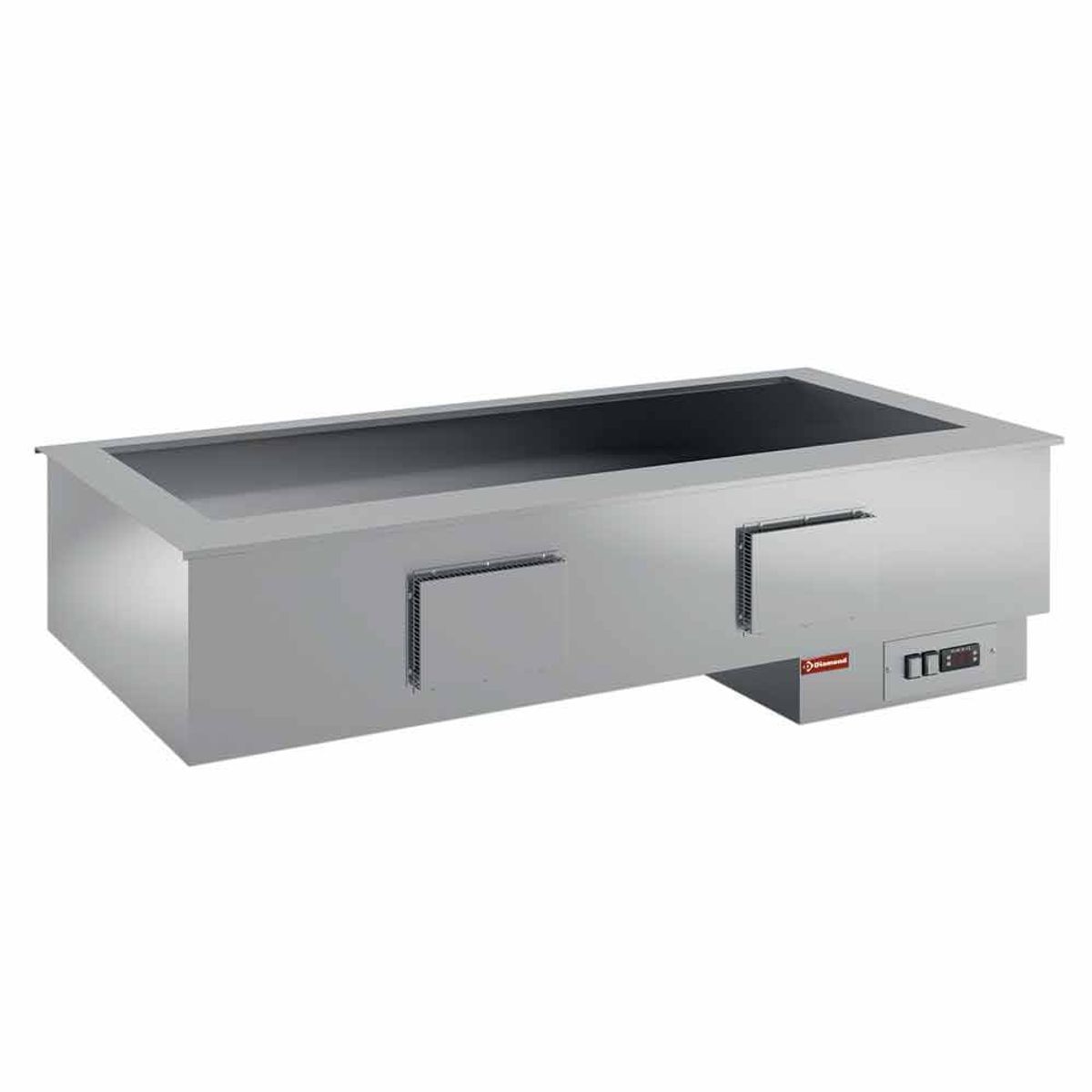 Element bain-marie vask "tør" ventileret 4x GN 1/1