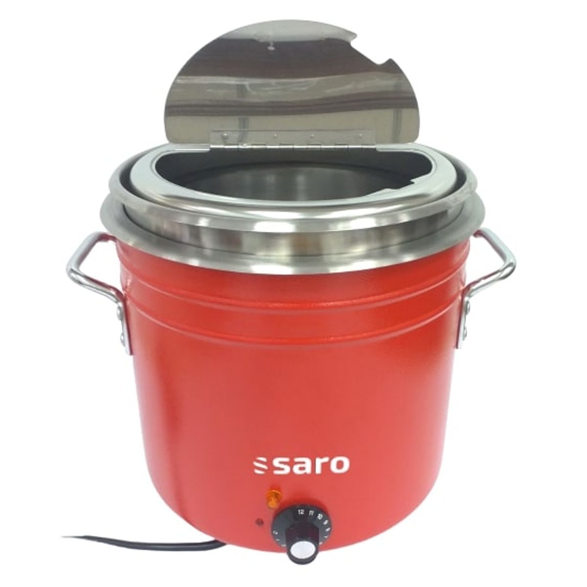 SARO Retro suppekedel model retro rød