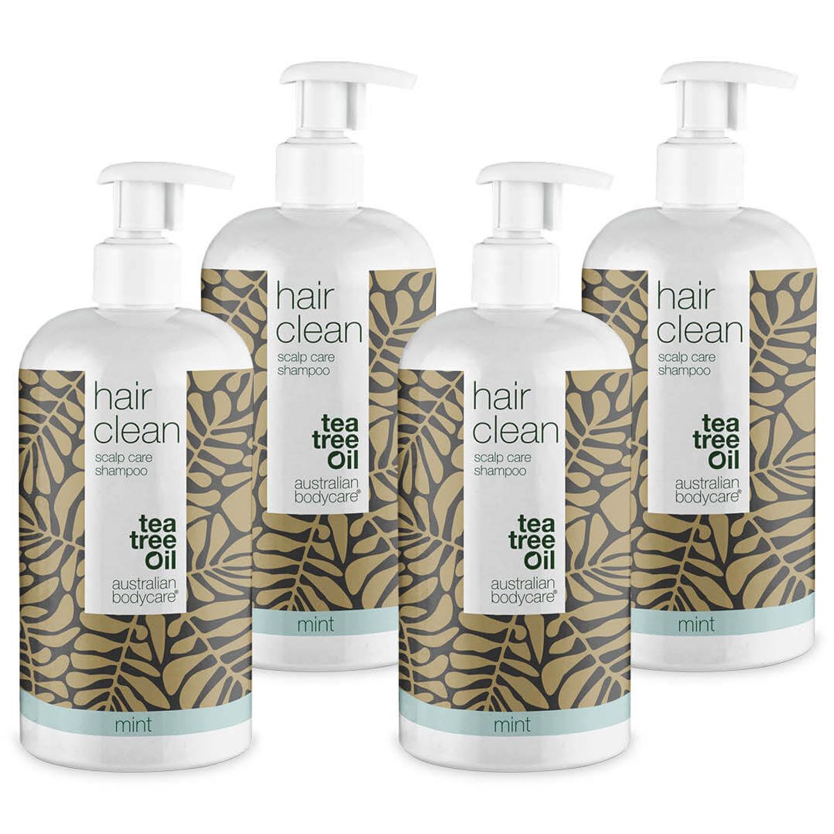 4 for 3 Tea Tree shampoo 500 ml Mint - pakketilbud â Pakketilbud med 4 shampoos (500 ml): Tea Tree Oil Mint