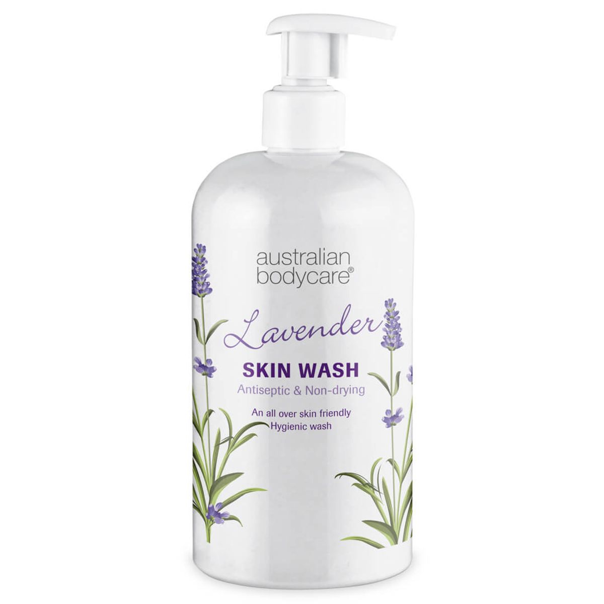 Professionel Lavendel Skin Wash â Professionel Showergel med Tea Tree Oil og Lavendel til daglig kropsvask - 1000 ml