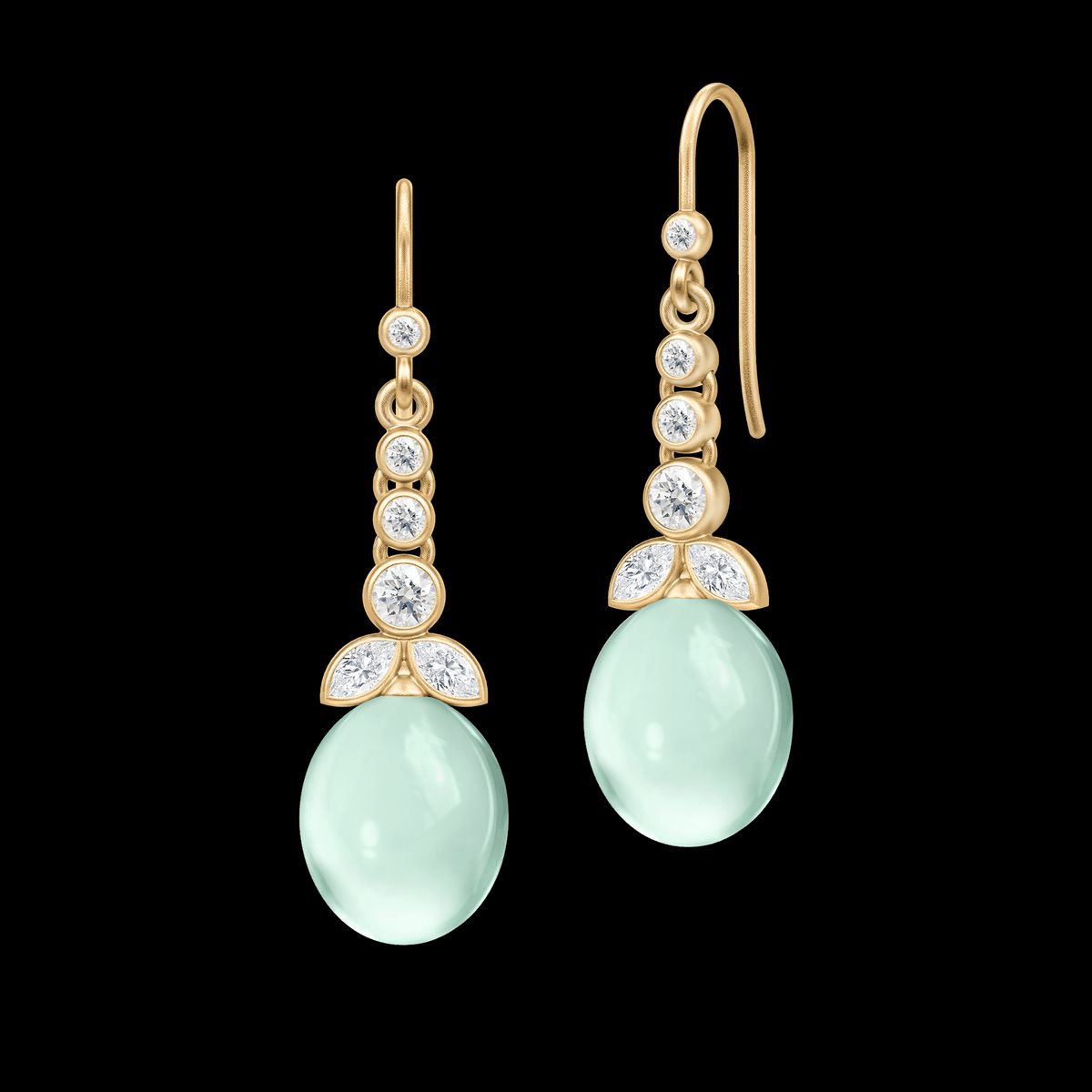 Treasure Chandelier Aqua Green Amethyst