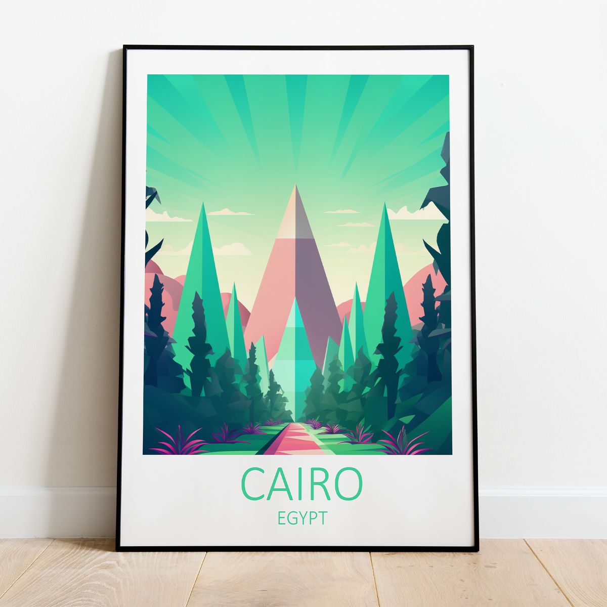 Cairo i Egypten - plakat