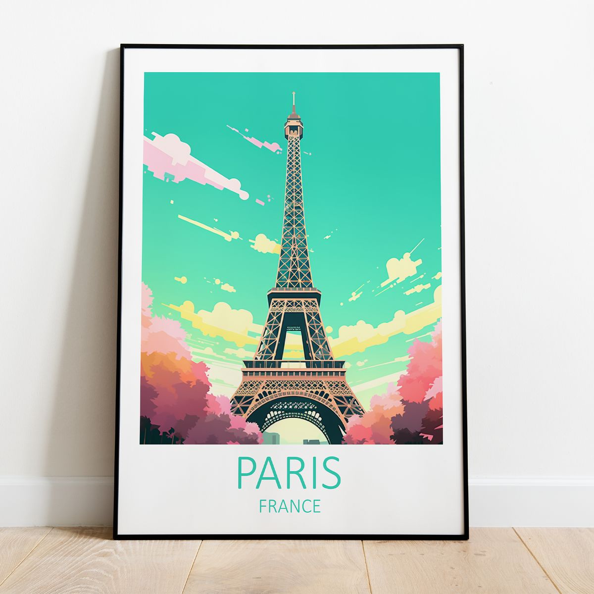 Eiffel Tower i Paris - plakat 2