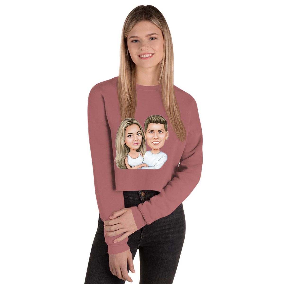 Women's Cropped Sweatshirt | Bella + Canvas 7503