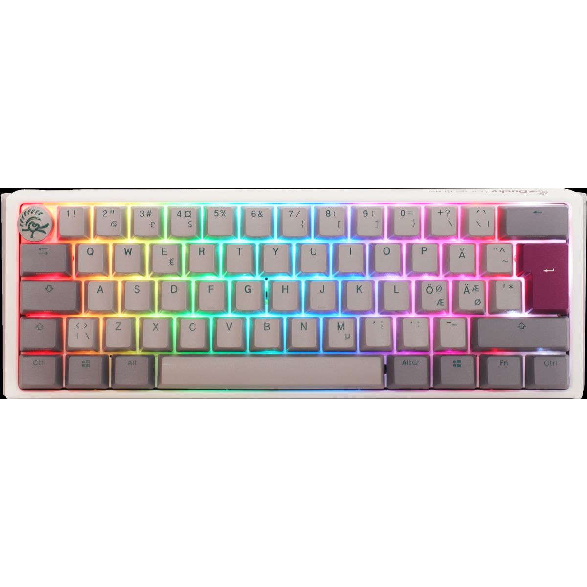 Ducky One 3 - Mist Nordic - Mini 60% - Cherry Blue - RGB