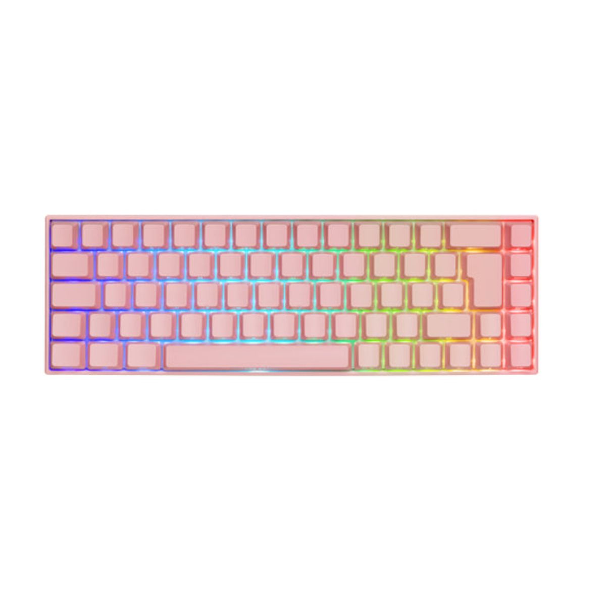 DELTACO GAMING PK95R Tastatur Mekanisk RGB Trådløs Kabling Nordisk