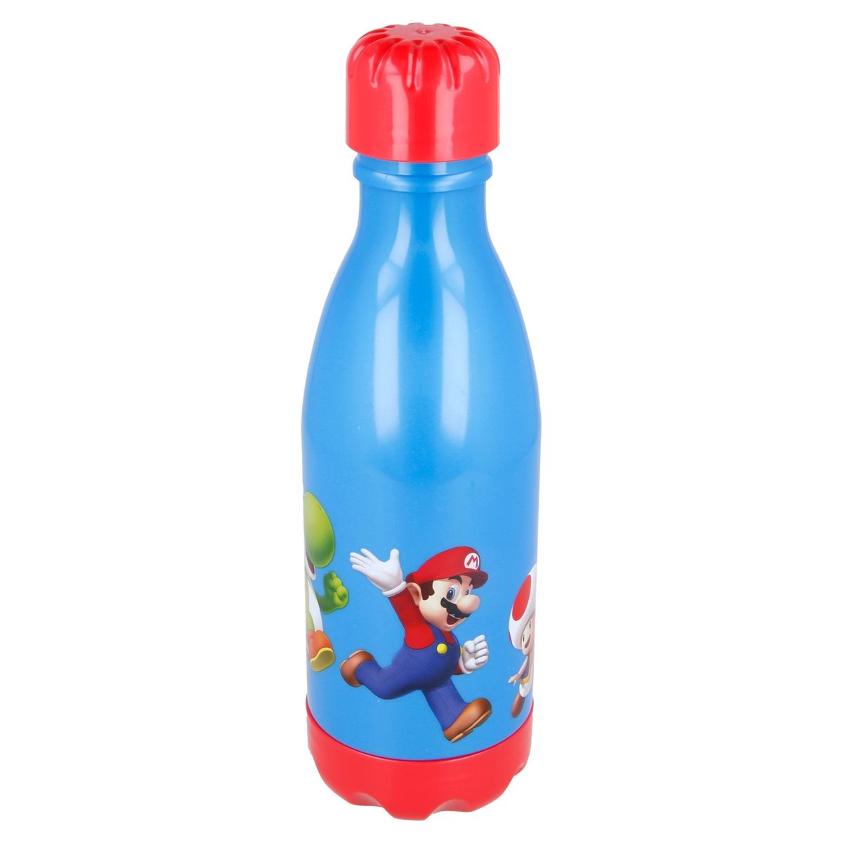 Super Mario - Plastik Vandflaske - Blå - 560 ML