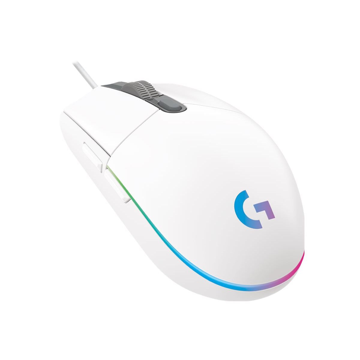 Logitech Gaming Mouse G102 LIGHTSYNC Optisk Kabling Hvid