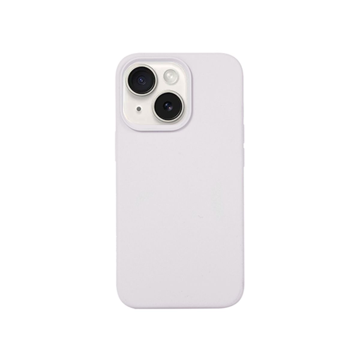 iPhone 14 Plus - DeLX&trade; Pastel Silikone Cover - Hvid/Lysegrå