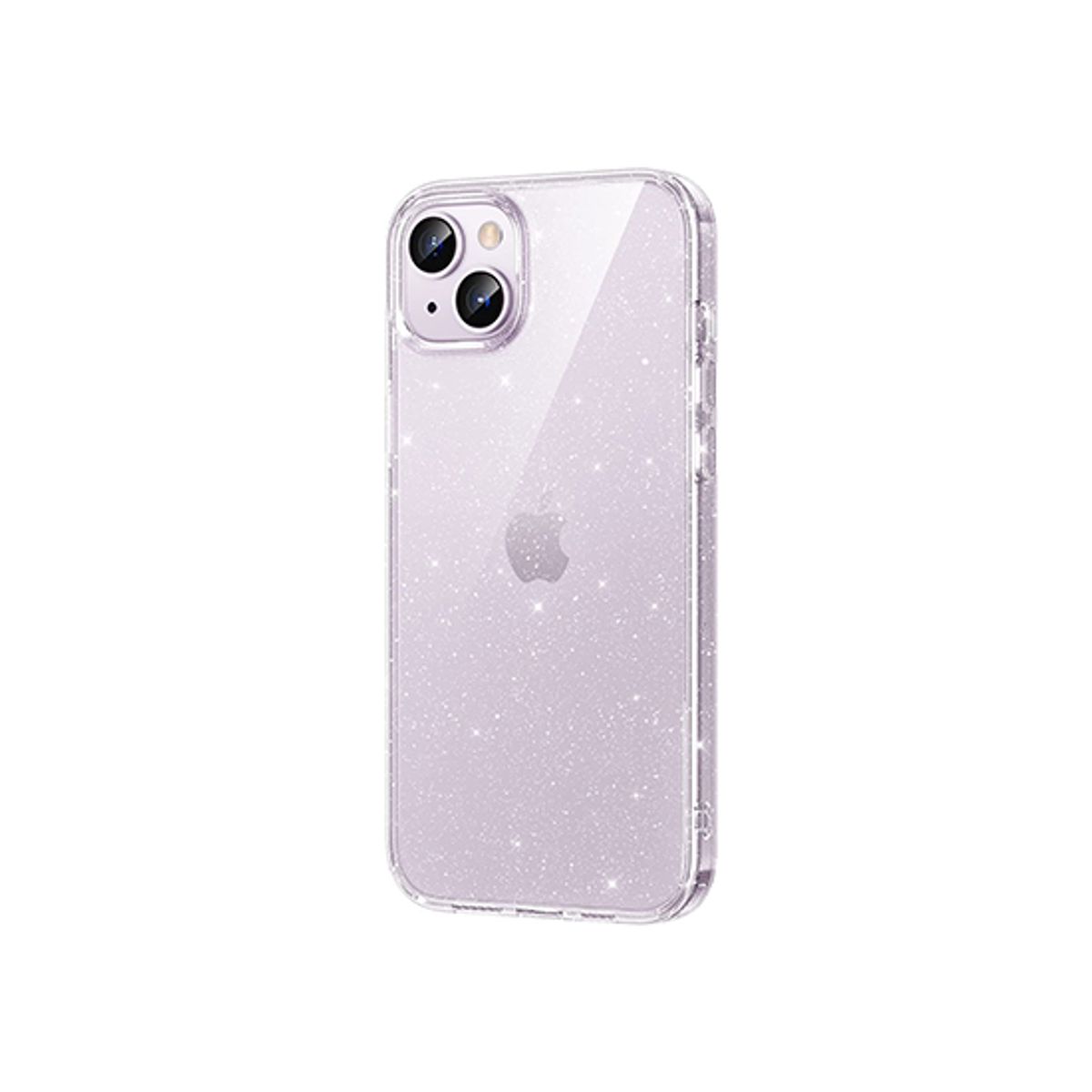 iPhone 14 Plus - DeLX&trade; Glitter Silikone Cover - Sølv