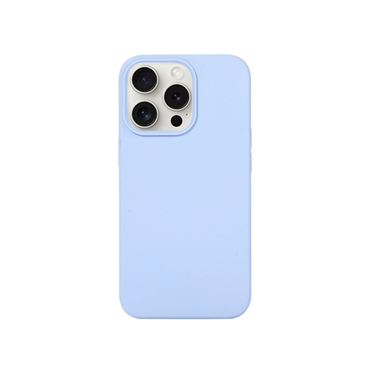 iPhone 14 Pro Max - DeLX&trade; Pastel Silikone Cover - Mineral Blue