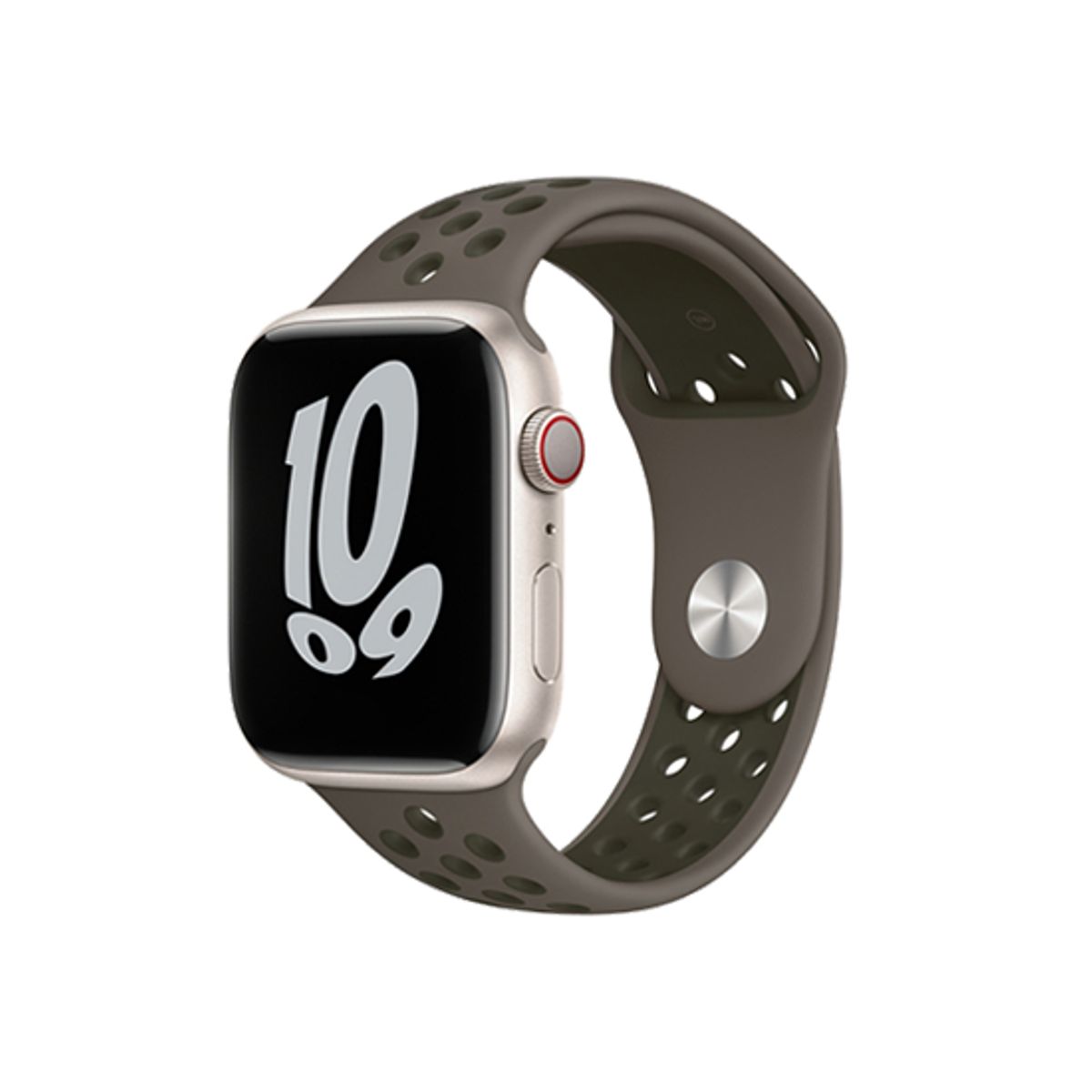 Apple Watch (42/44/SE/45/46/49mm) - 4Run&trade; Silikone Løbe Sportsrem - Mørkegrå