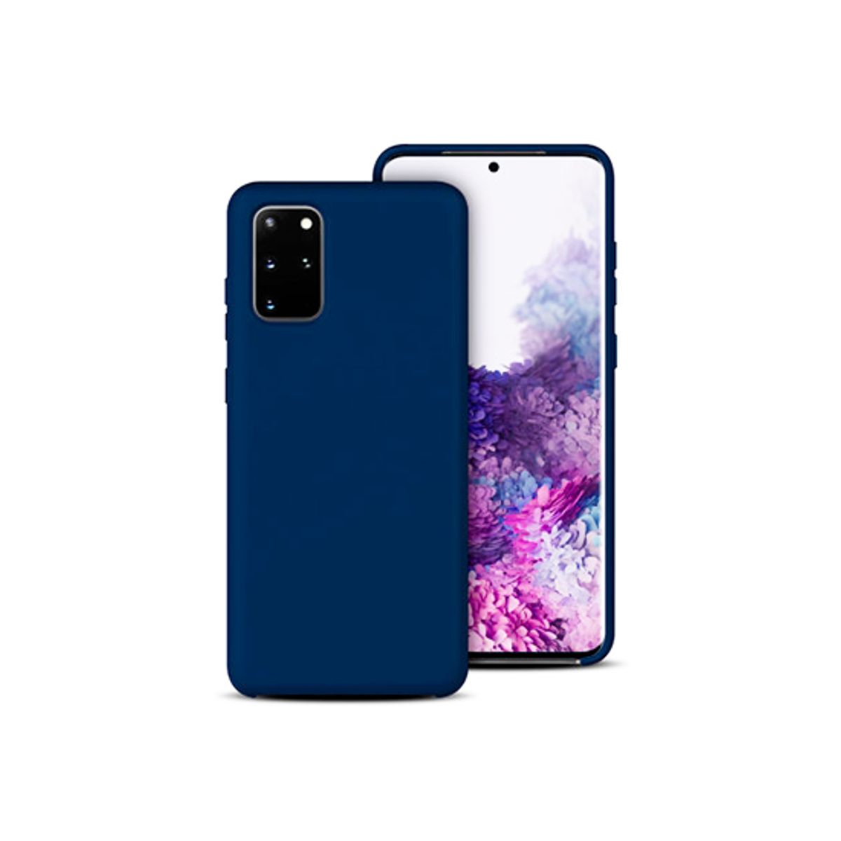 Samsung Galaxy S20+(Plus) - Deluxe&trade; Soft Touch Silikone Cover - Navy