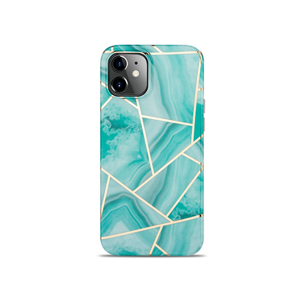 iPhone 12 Mini - DELUXE&trade; Marble Silikone Cover - Bayside