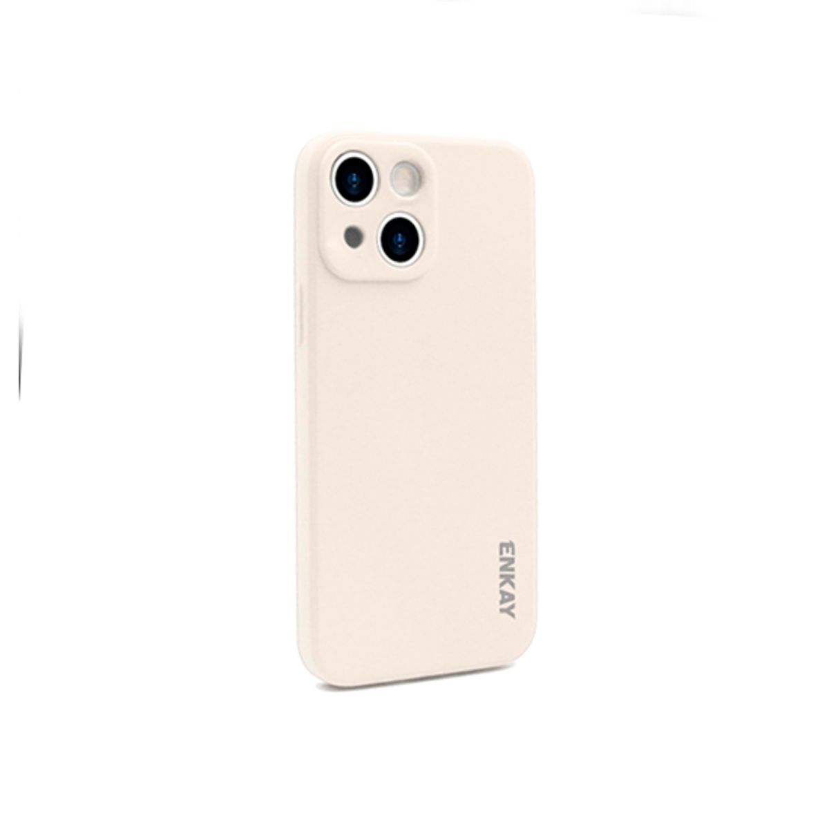 iPhone 13 Mini - ENKAY&trade; Smooth Silikone Cover - Beige