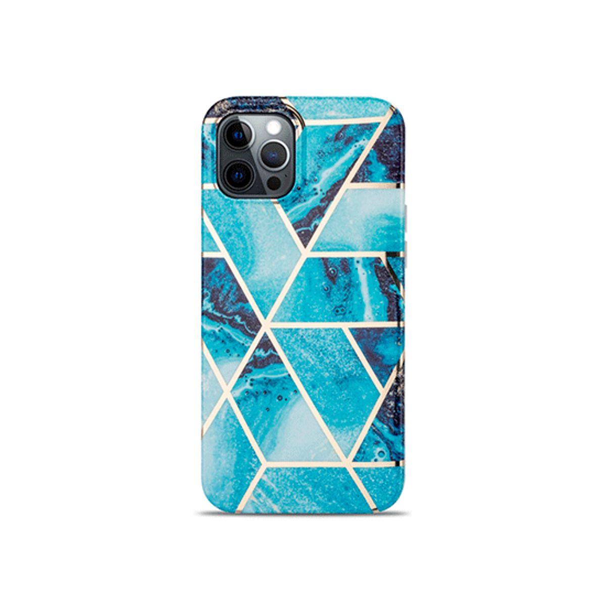 iPhone 11 Pro Max - DELUXE&trade; Marble Silikone Cover - Ocean