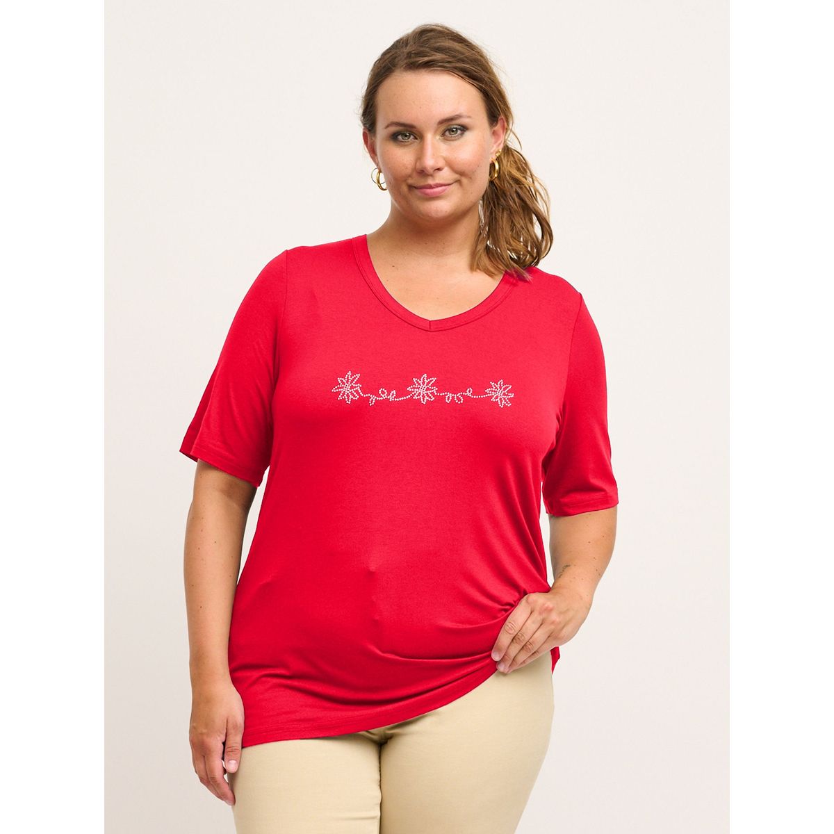 Chtilde - Strawberry Red - T-shirt - 56