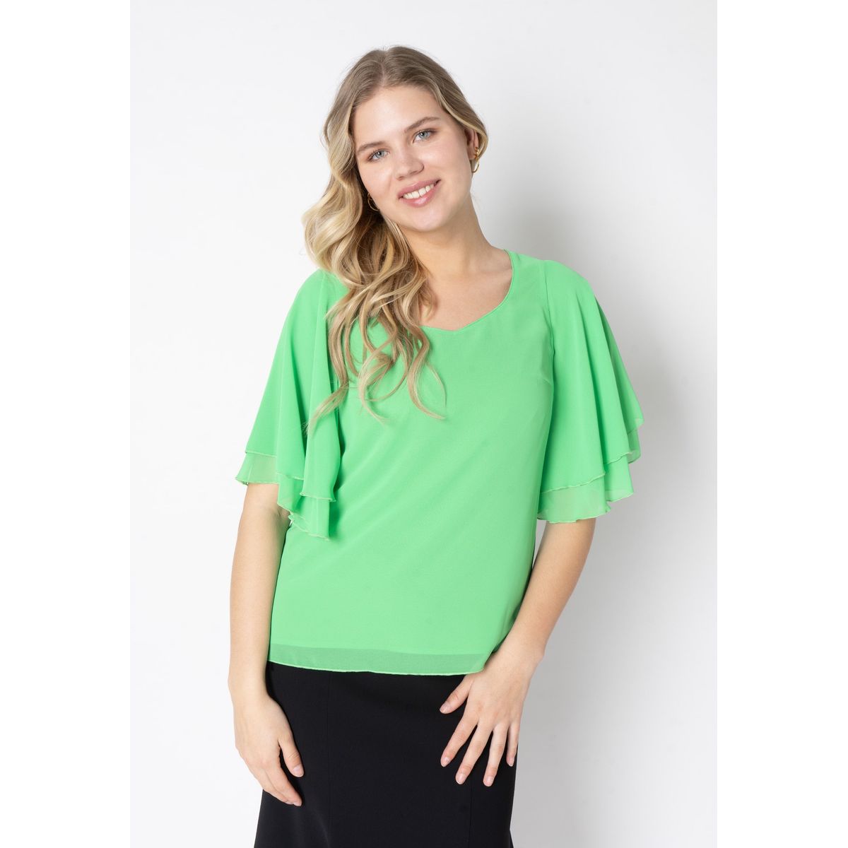 Elnobel - Flash Green - Bluse - 48