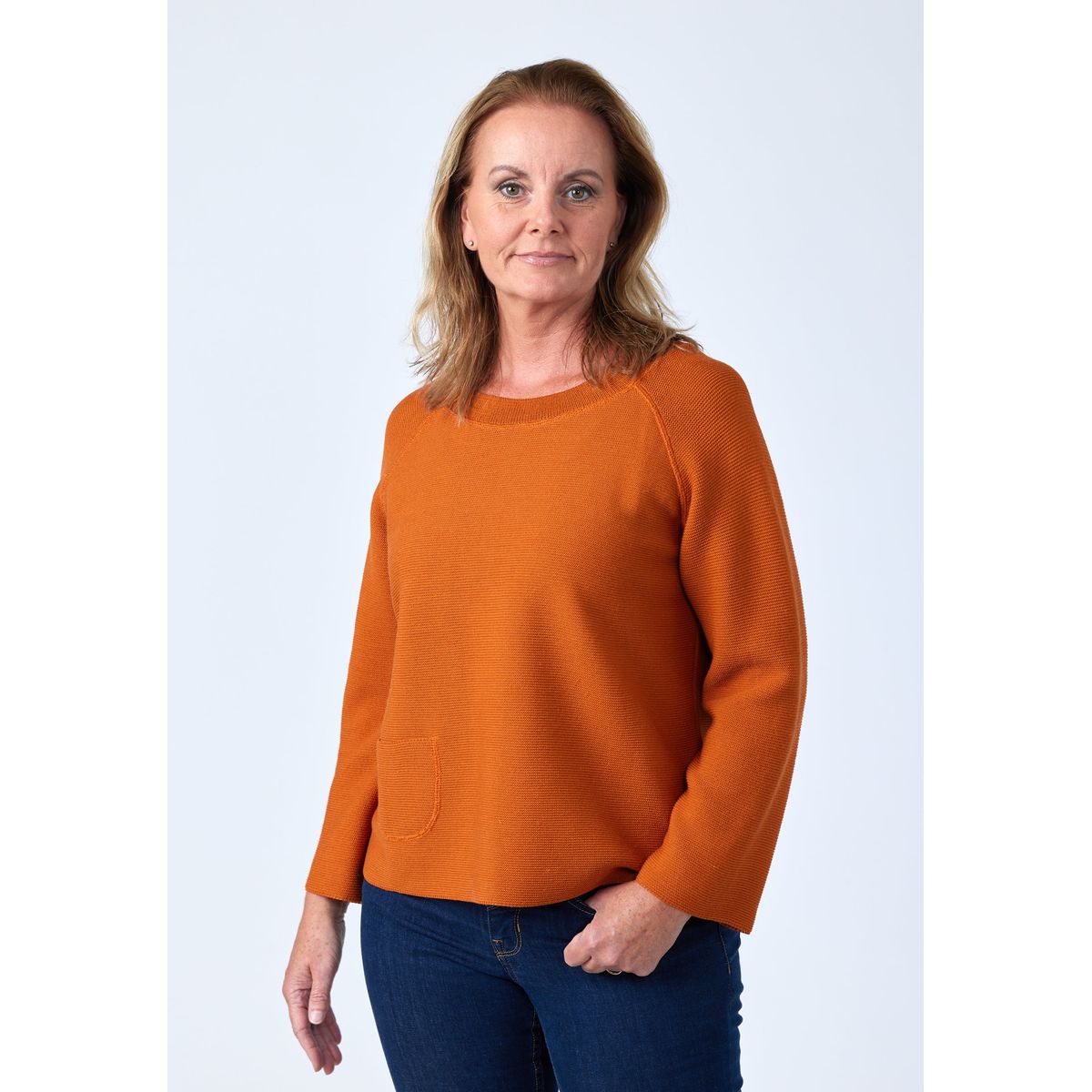 Karla - Orange - Bluse - 2xl