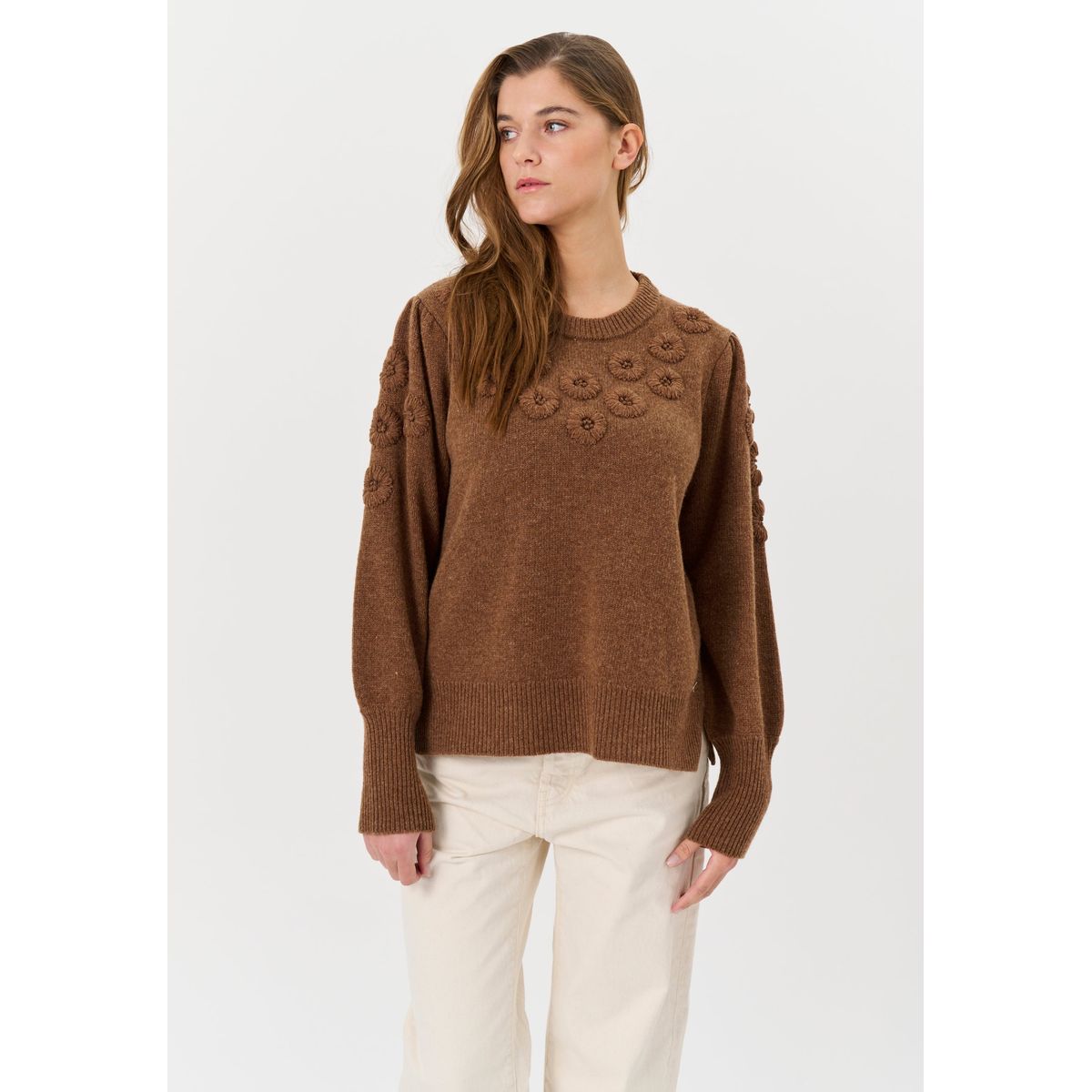 Limitte - Brown Melange - Bluse - M