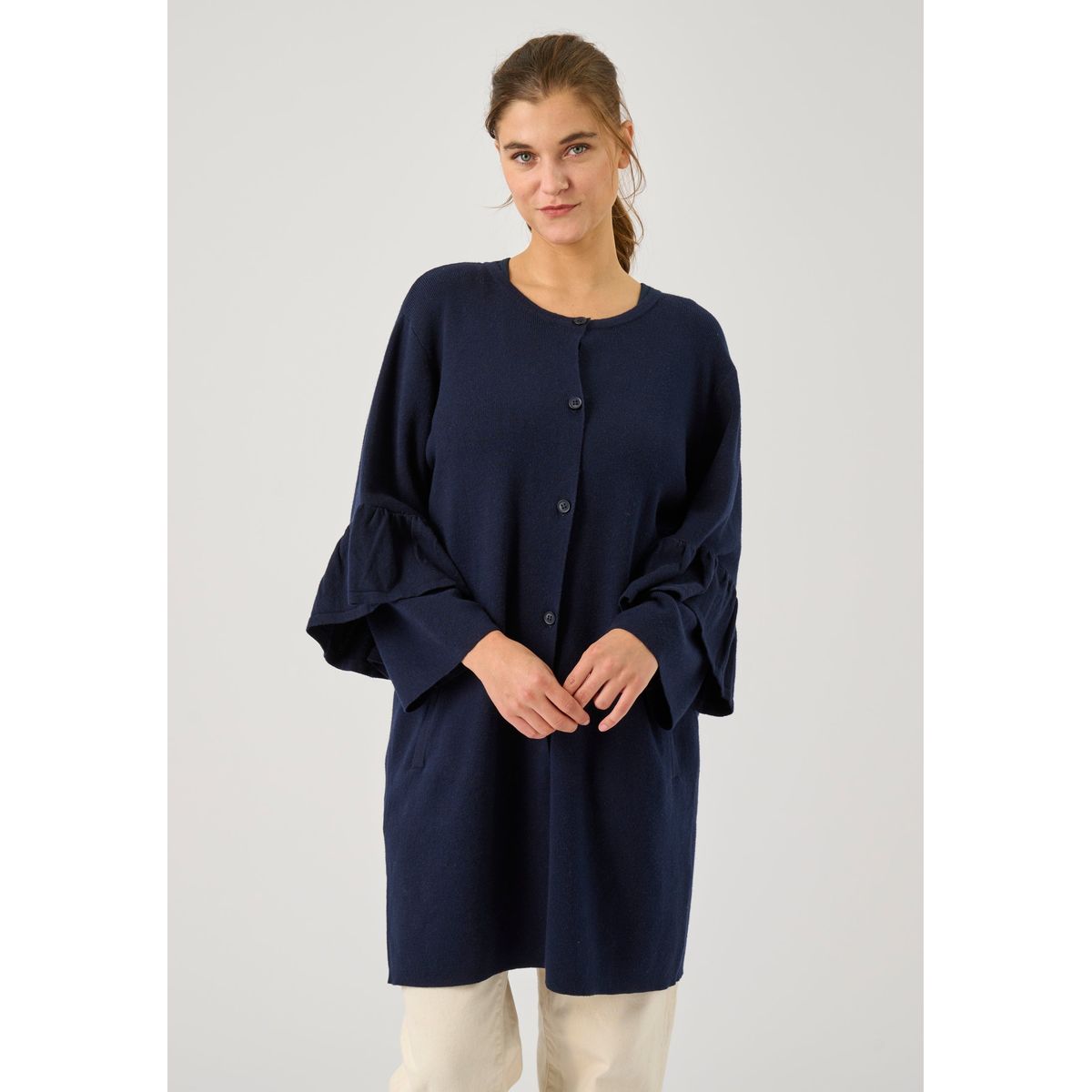 Lilisa - Navy Blue - Bluse - Xl