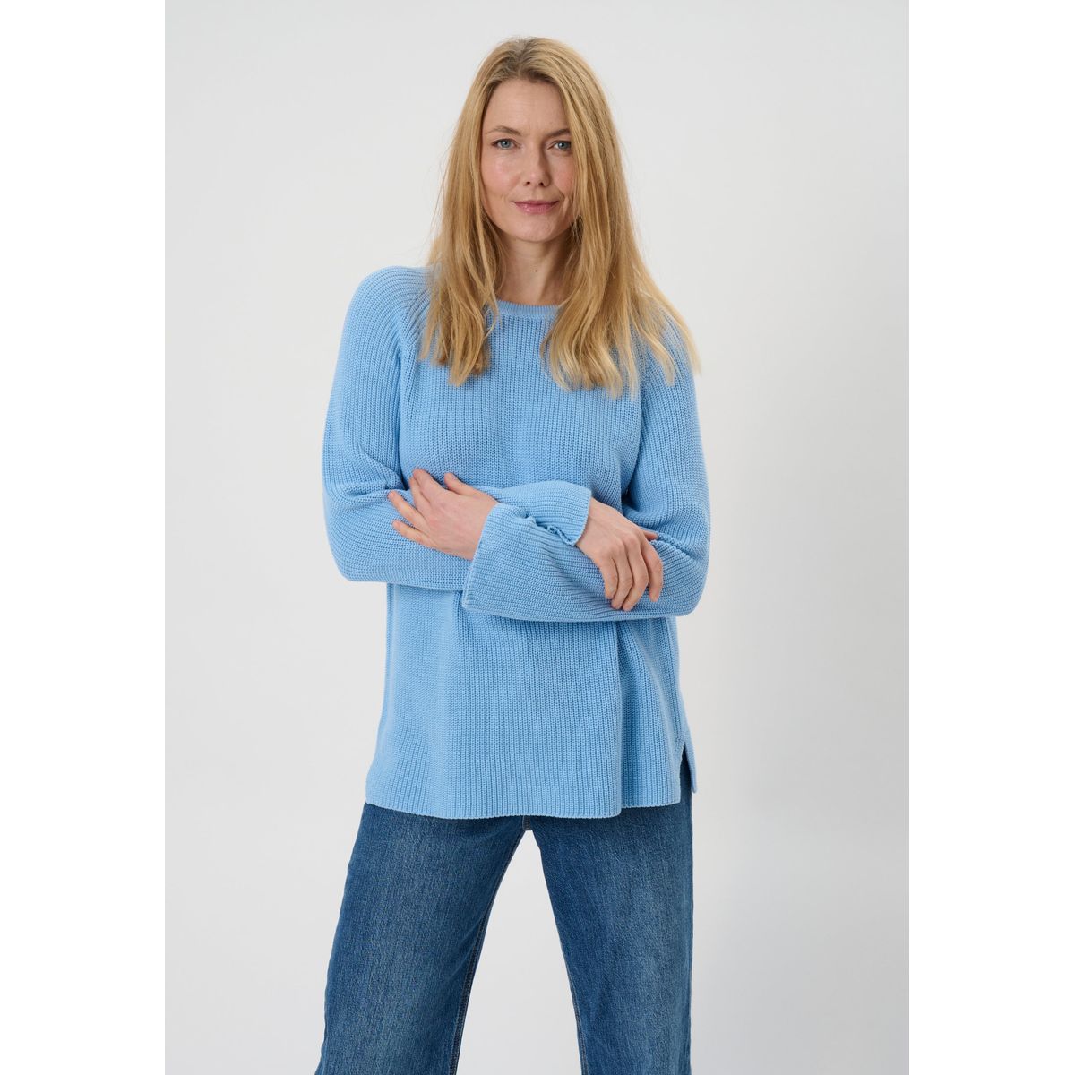 Malene - Light Blue - Bluse - S