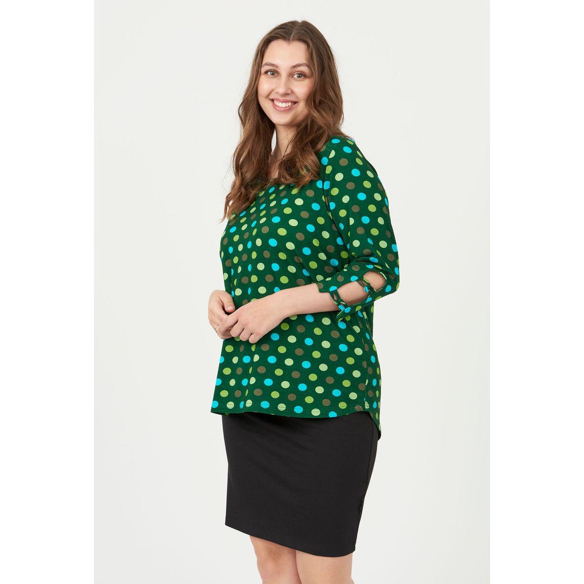 Pont Neuf - Bluse - Pnmelly - Bottle Green - M/42-44