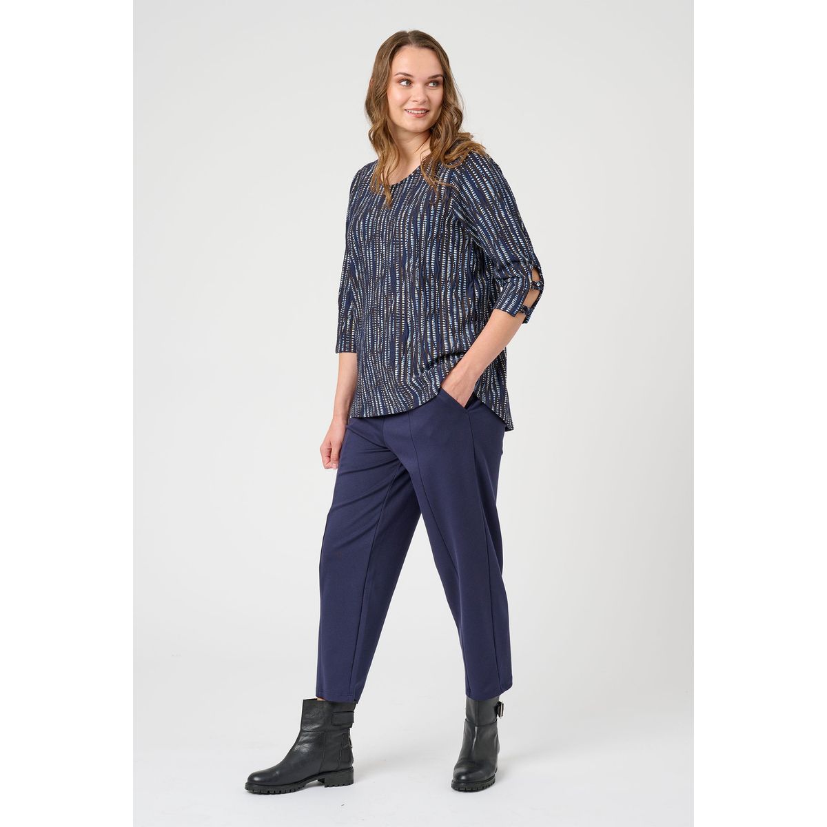 Pont Neuf - Bluse - Pnmelly - Navy - M/42-44