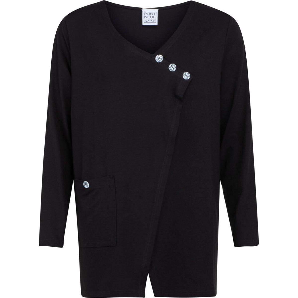 Pont Neuf - Cardigan - Pnanneli - Ecovero - Black - M