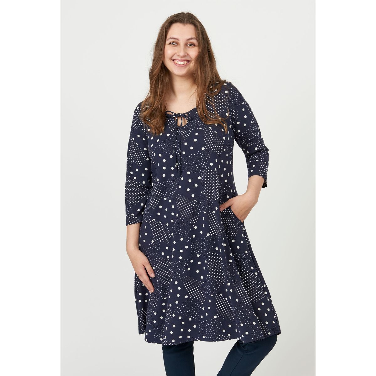 Pont Neuf - Kjole - Pnjosefine-tea - Navy - Xs/36-38