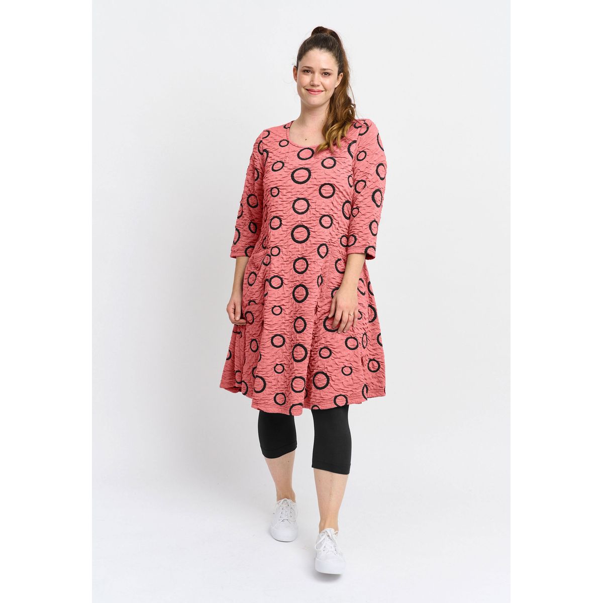 Pont Neuf - Kjole - Pnkitty - Coral Red - Xl/48-50